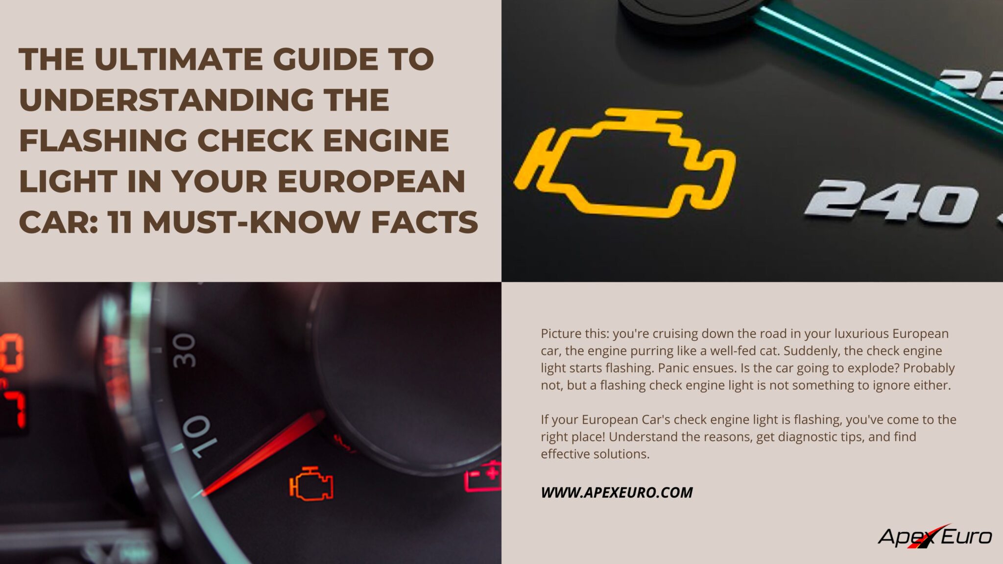 The Ultimate Guide To Understanding The Flashing Check Engine Light In Your European Car 11