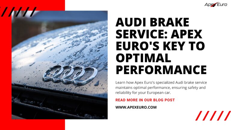 Audi brake service