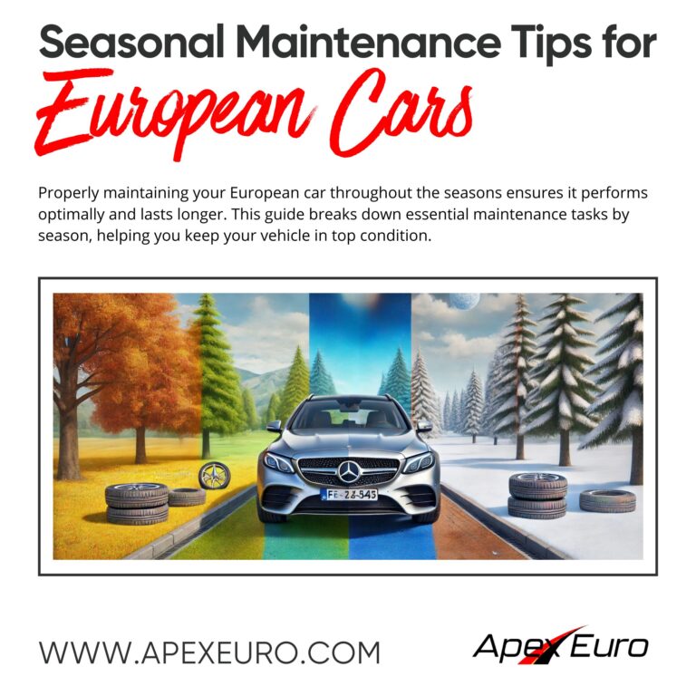 Seasonal Maintenance European Cars