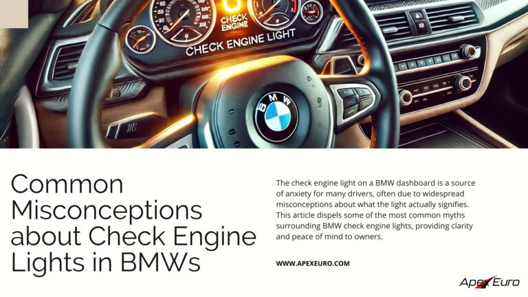 BMW Check Engine Light Myths