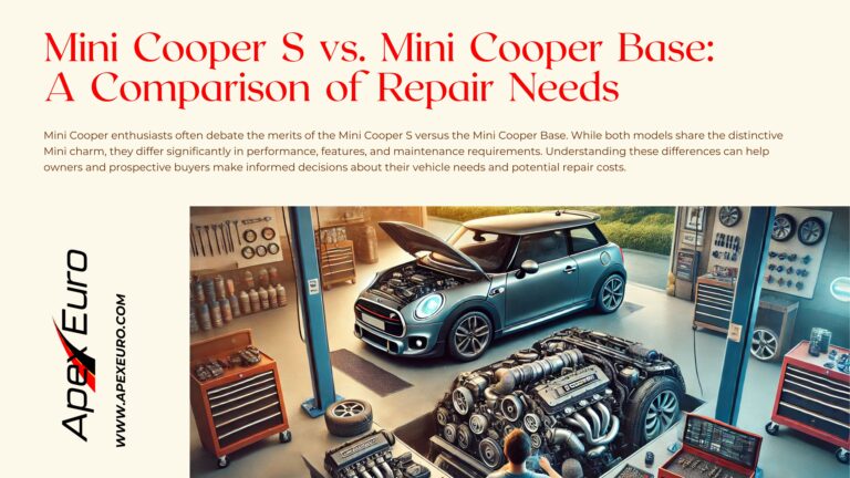 Mini Cooper Repair Needs