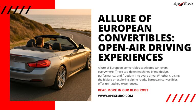 Allure of European Convertibles
