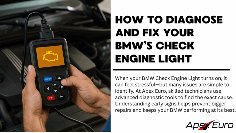 Steps to diagnose and fix BMW Check Engine Light