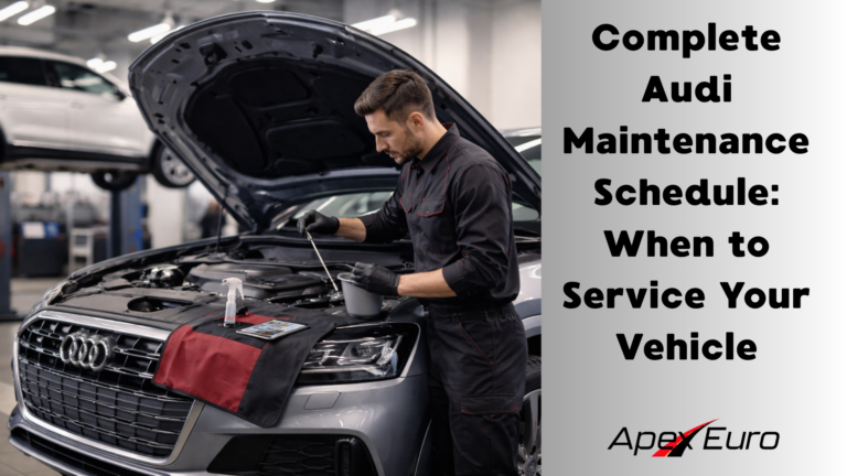 Complete Audi Service Schedule