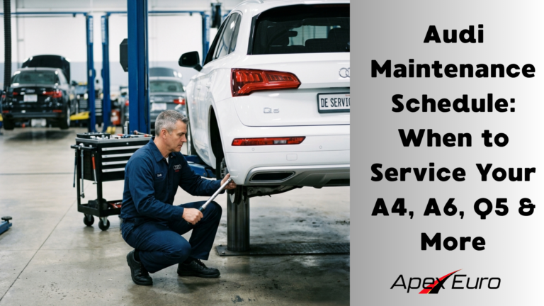 Audi Maintenance Schedule ApexEuro