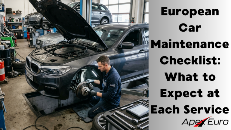 European Car Maintenance Checklist Service