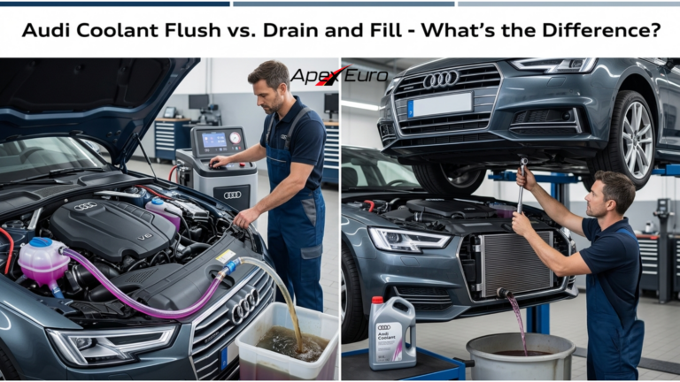 Audi Coolant Flush Vs Drain and Fill